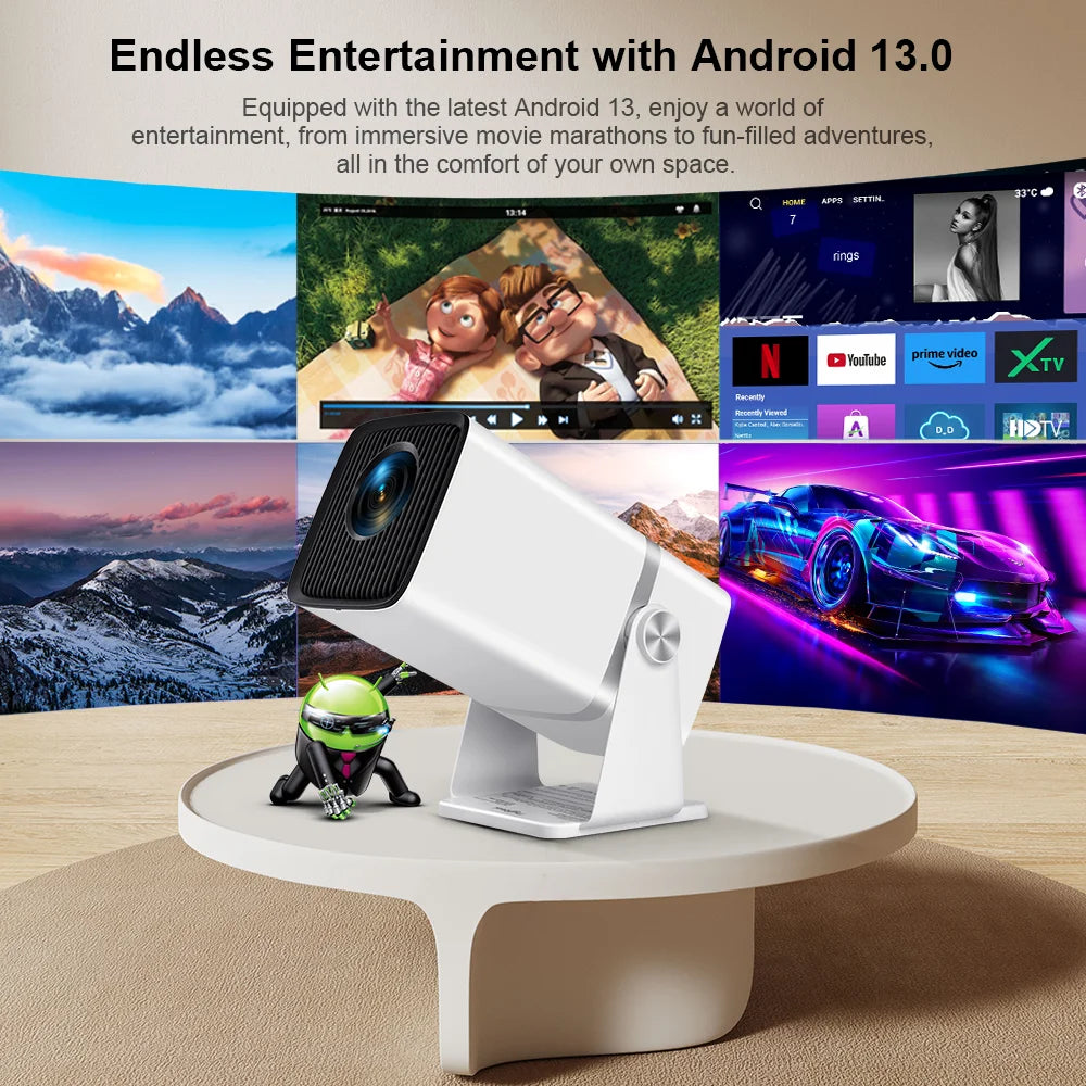 Mini Projector TD90 PK 1080P WiFi Android